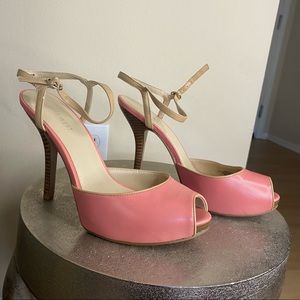 NINE WEST CORAL PINK STILETTOS 9.5